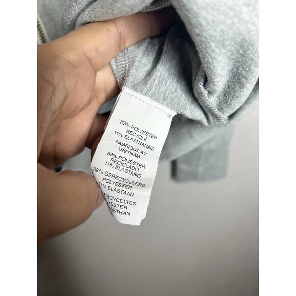 Vuori Halo Performance Hoodie 2.0 Gray Zip Up Stretch Women’s XL - Picture 4 of 10